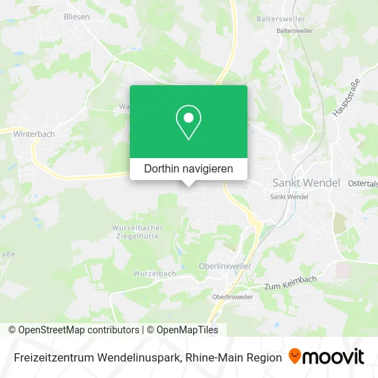 Freizeitzentrum Wendelinuspark Karte