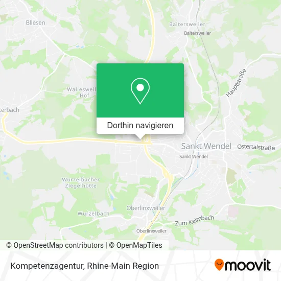 Kompetenzagentur Karte