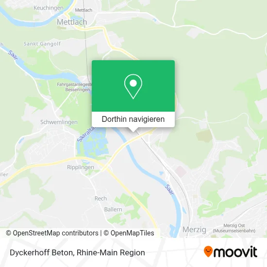 Dyckerhoff Beton Karte