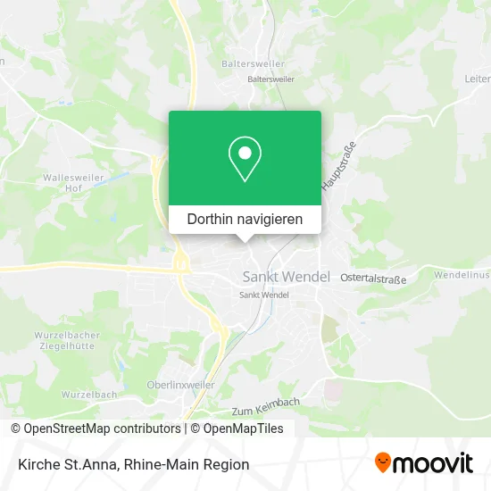 Kirche St.Anna Karte