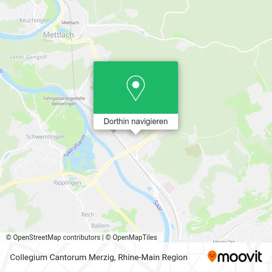 Collegium Cantorum Merzig Karte