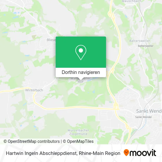 Hartwin Ingeln Abschleppdienst Karte