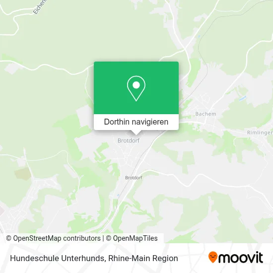 Hundeschule Unterhunds Karte