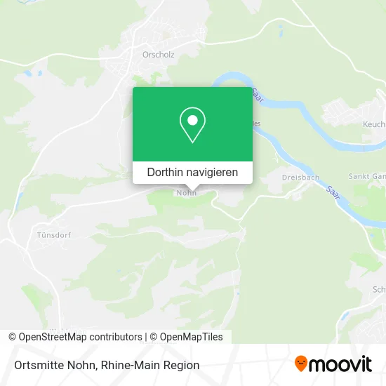 Ortsmitte Nohn Karte