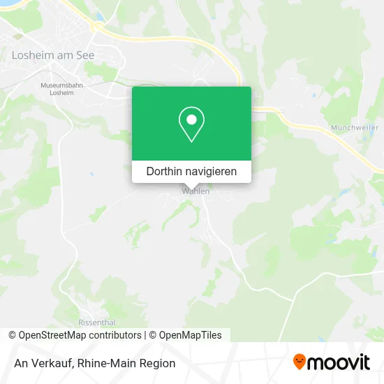 An Verkauf Karte