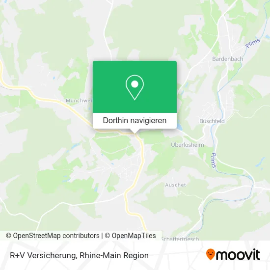 R+V Versicherung Karte