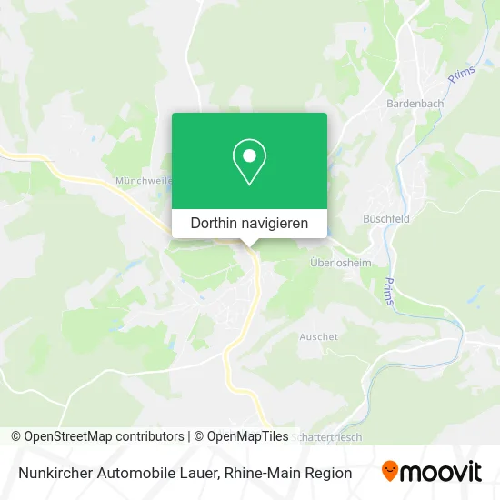 Nunkircher Automobile Lauer Karte