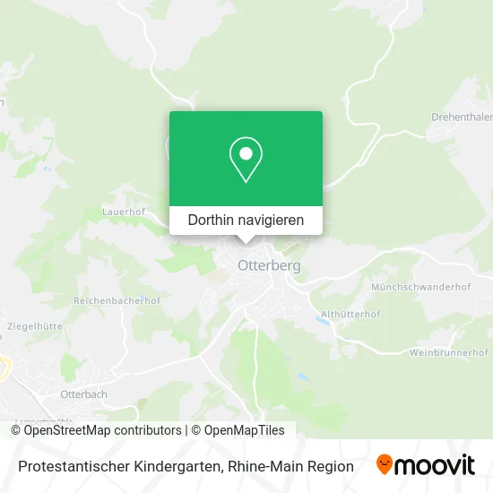 Protestantischer Kindergarten Karte