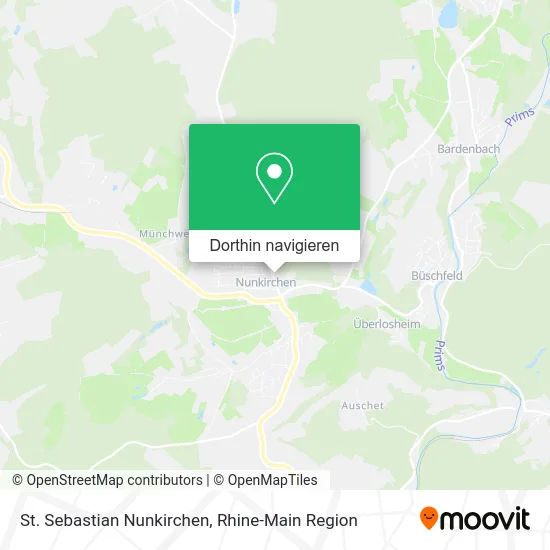 St. Sebastian Nunkirchen Karte