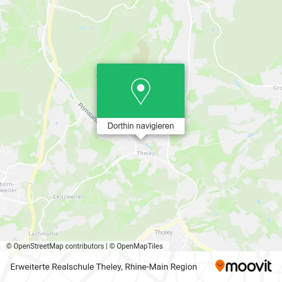 Erweiterte Realschule Theley Karte
