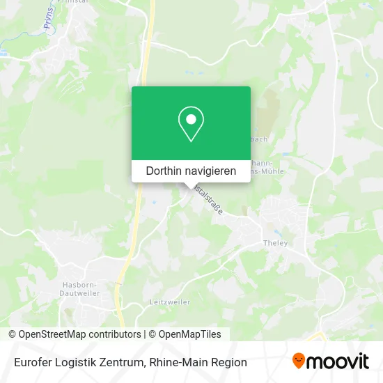 Eurofer Logistik Zentrum Karte