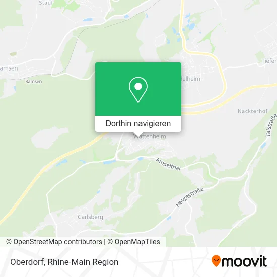 Oberdorf Karte