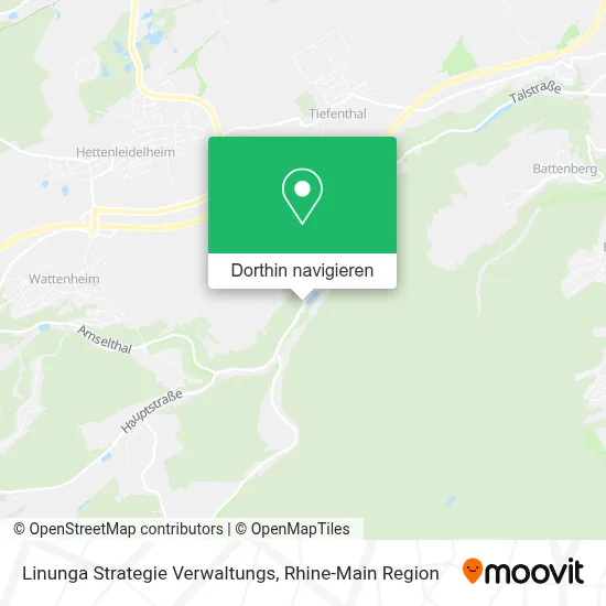 Linunga Strategie Verwaltungs Karte