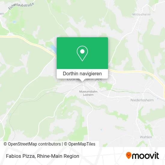 Fabios Pizza Karte