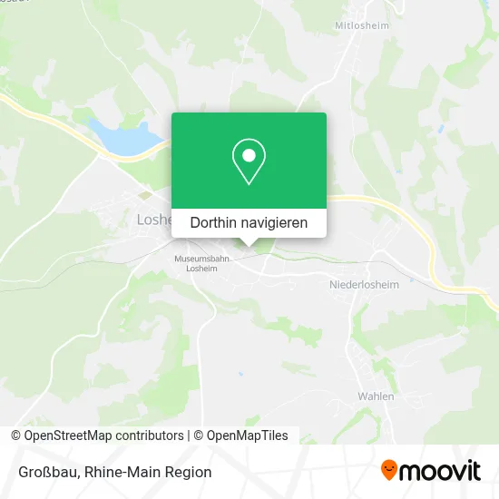Großbau Karte