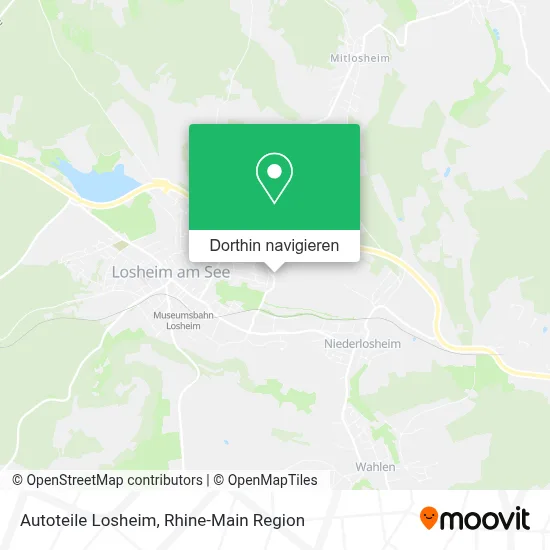 Autoteile Losheim Karte