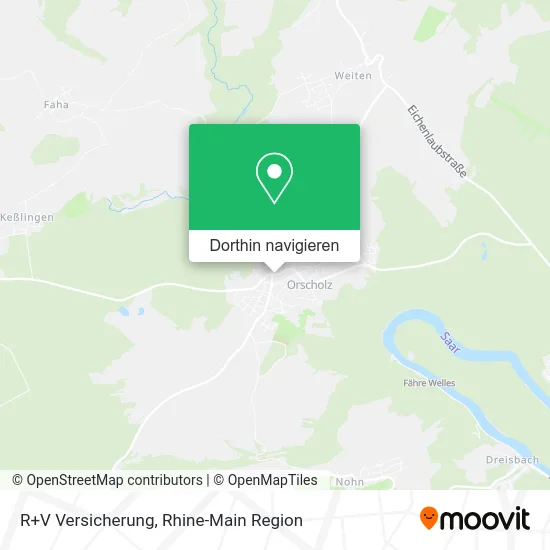 R+V Versicherung Karte