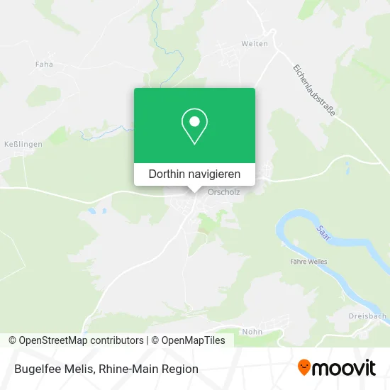 Bugelfee Melis Karte