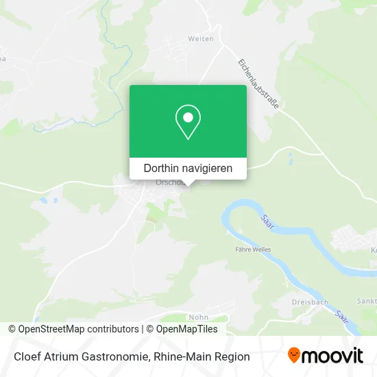 Cloef Atrium Gastronomie Karte