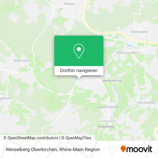 Weiselberg Oberkirchen Karte