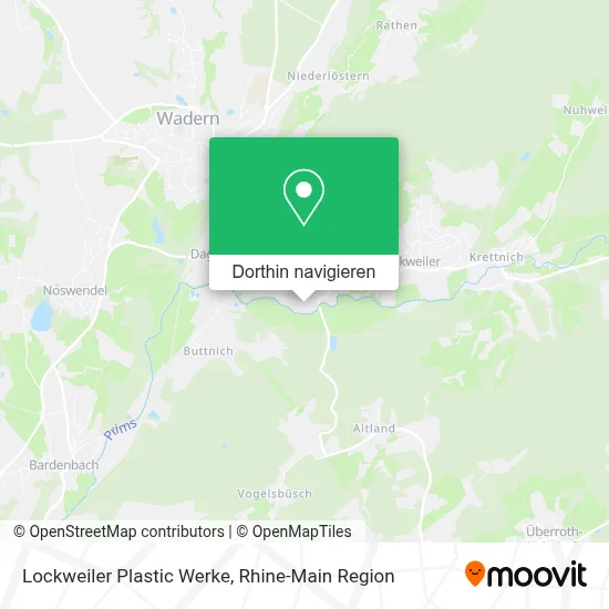 Lockweiler Plastic Werke Karte