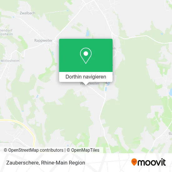 Zauberschere Karte