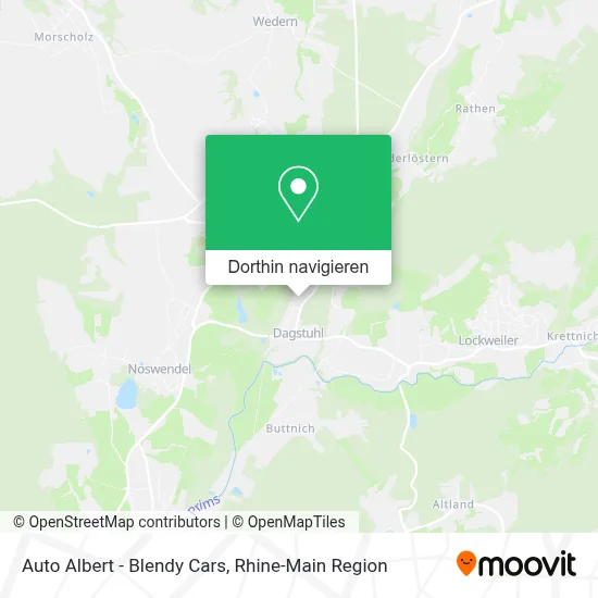 Auto Albert - Blendy Cars Karte