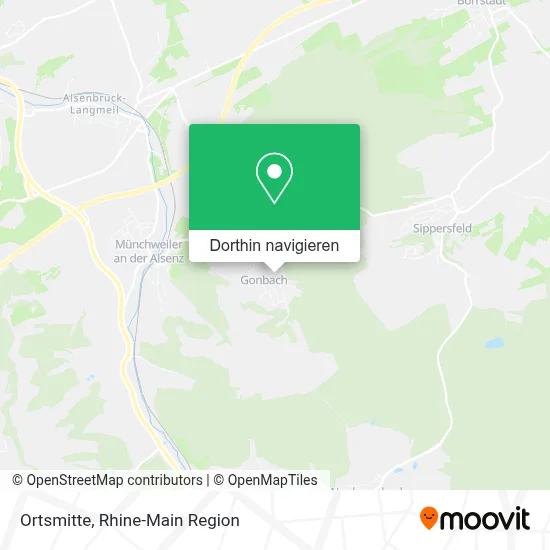 Ortsmitte Karte