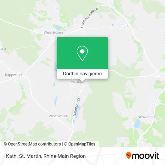 Kath. St. Martin Karte