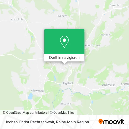 Jochen Christ Rechtsanwalt Karte