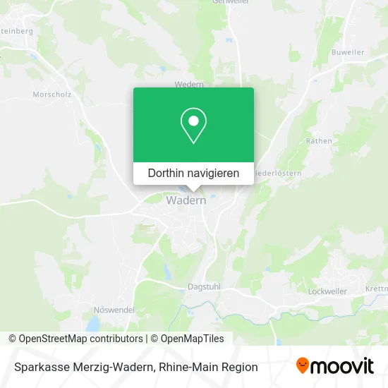 Sparkasse Merzig-Wadern Karte