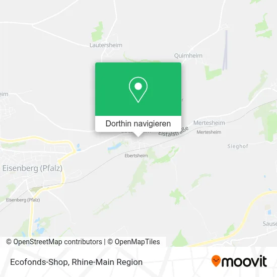 Ecofonds-Shop Karte