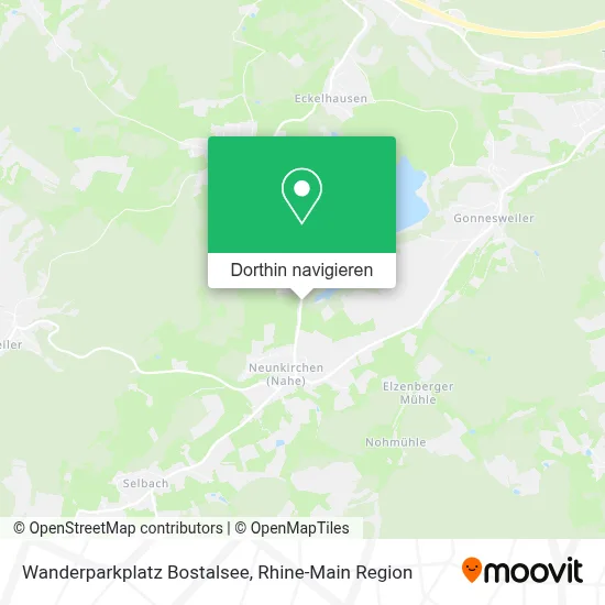 Wanderparkplatz Bostalsee Karte