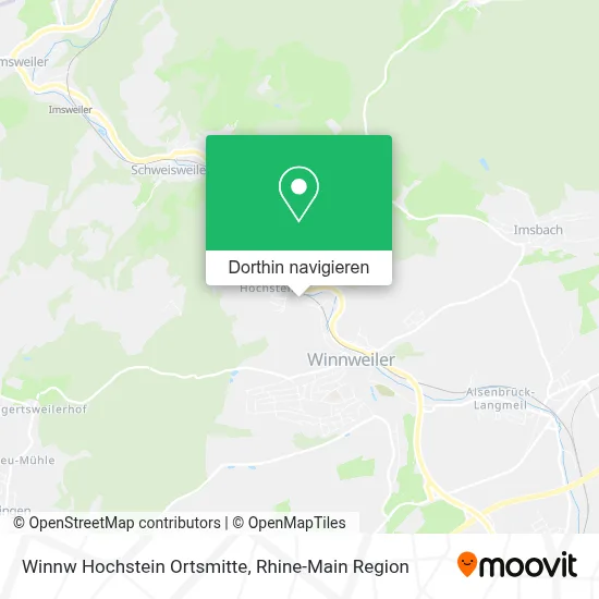 Winnw Hochstein Ortsmitte Karte
