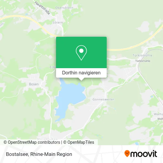 Bostalsee Karte