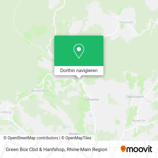 Green Box Cbd & Hanfshop Karte
