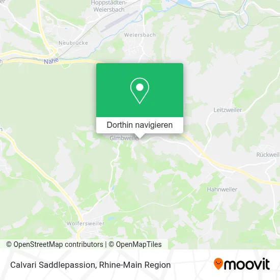 Calvari Saddlepassion Karte