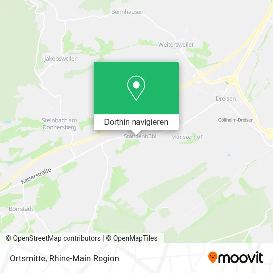 Ortsmitte Karte