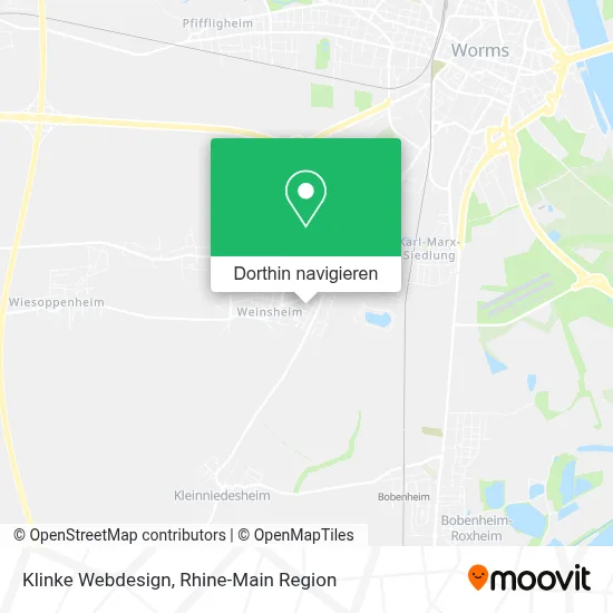 Klinke Webdesign Karte