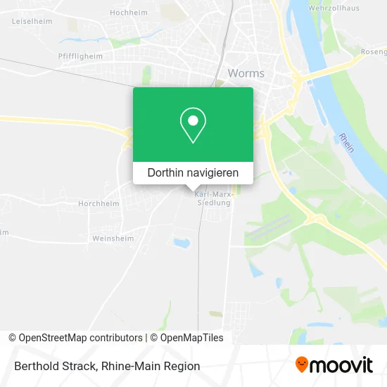 Berthold Strack Karte