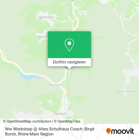 Ww Workshop @ Altes Schulhaus Coach: Birgit Bonin Karte