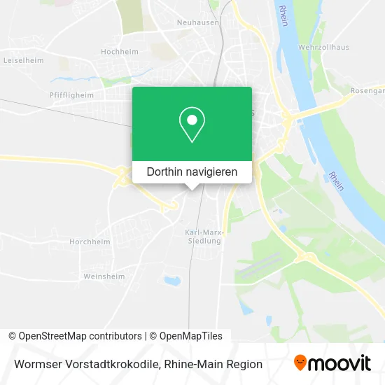 Wormser Vorstadtkrokodile Karte