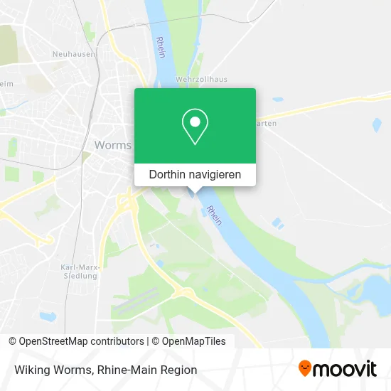 Wiking Worms Karte