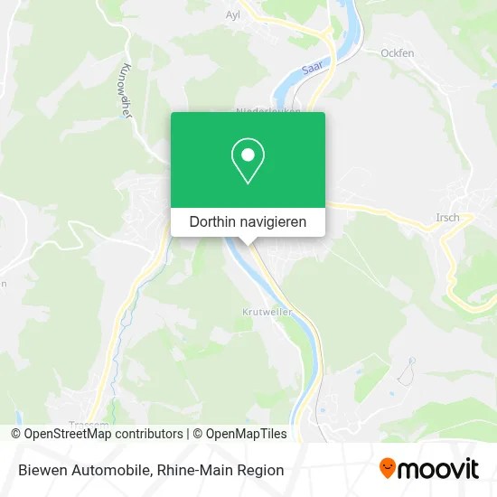 Biewen Automobile Karte