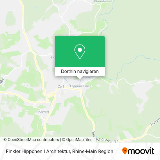 Finkler.Hippchen I Architektur Karte