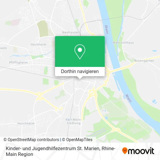 Kinder- und Jugendhilfezentrum St. Marien Karte
