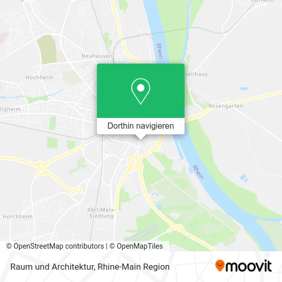 Raum und Architektur Karte