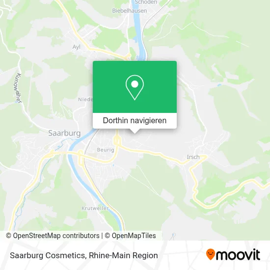 Saarburg Cosmetics Karte