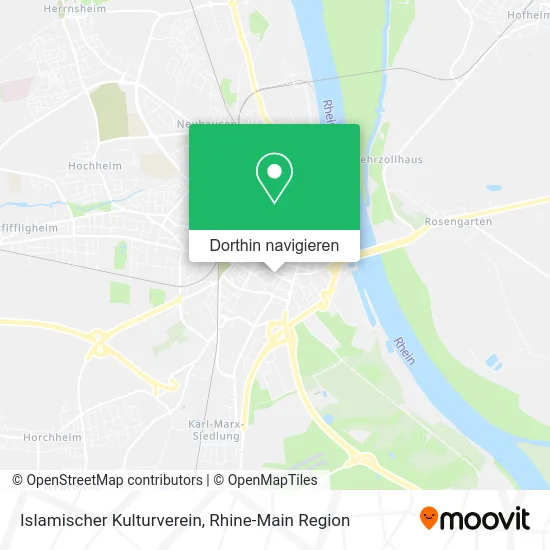 Islamischer Kulturverein Karte