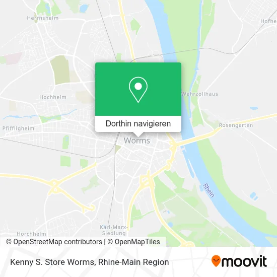 Kenny S. Store Worms Karte